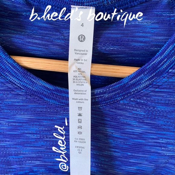 lululemon Limited Ed Swiftly Tech Long Sleeve SeaWheeze Chroma Psychic Sz 4 NWT - Picture 5 of 15